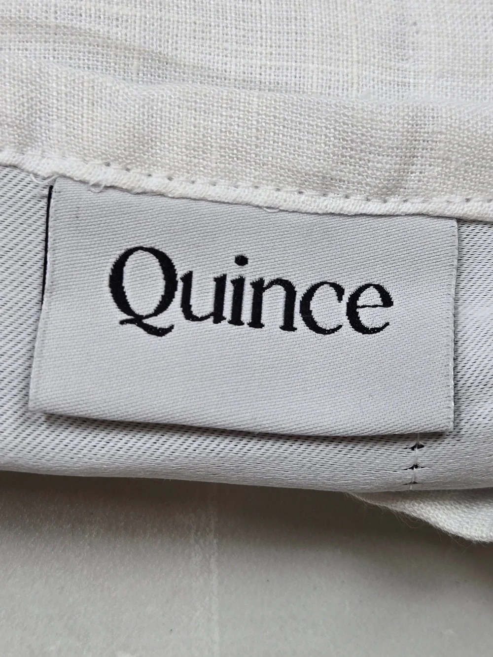 NWOT QUINCE Set Of 2 48x84 European Linen True Blackout Curtains White 9371